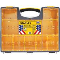 Deep Professional Organizer, 17-1/2" W x 4-1/2" D x 14" H, Black/Yellow NRZ Safety Inc.
