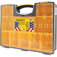 Deep Professional Organizer, 17-1/2" W x 4-1/2" D x 14" H, Black/Yellow NRZ Safety Inc.