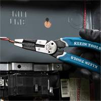 Klein-Kurve&reg; Heavy-Duty Wire Stripper, Cutter & Crimper Multi-Tool, 8-1/4" L, 8 - 20 AWG NRZ Safety Inc.
