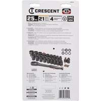 Ensemble d'outils pour m&eacute;canicien, 25 Mcx, Prise de 3/8" NRZ Safety Inc.