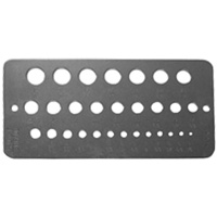 Drillco&reg; Fractional Sizes Drill Gauge NRZ Safety Inc.