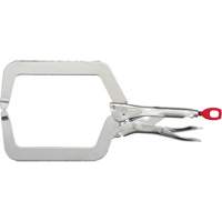 Torque Lock Locking Pliers with Deep Jaws, 9" Length, C-Clamp NRZ Safety Inc.