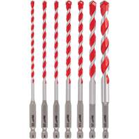 Jeu de forets pour perceuse &agrave; percussion Shockwave, 7 morceaux, Carbure NRZ Safety Inc.