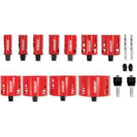 Plumber's Bi-Metal Hole Saw Set, 17 Pieces NRZ Safety Inc.