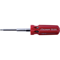 Hex-Calibre Metric Multi-Bit Screwdriver, Plastic Handle NRZ Safety Inc.