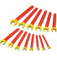 Insulated SAE Open End Wrench Set, 1000 V, 14 Pcs NRZ Safety Inc.