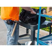 Porte-outil &agrave; anneau en acier, Support pour marteau, Cuir, 0 Poches NRZ Safety Inc.