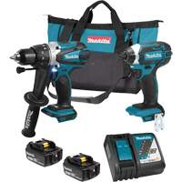 Trousse de 2 outils sans fil LXT avec moteurs sans balai, Lithium-ion, 18 V NRZ Safety Inc.