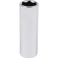Chrome Socket, 9/16", 3/8" Drive, 6 Points, Deep NRZ Safety Inc.