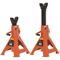 853B Jack Stands, Locking Handle/Ratchet, 3 Ton(s) Capacity, 11" - 16" H NRZ Safety Inc.