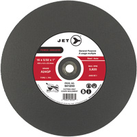Meule &agrave; tronçonner Power Abrasive A24GP, 20" x 5/32", Arbre de 1", Type 1, 3000 Tr/min NRZ Safety Inc.
