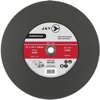 Meule &agrave; tronçonner PowerPlus A24R, 12" x 1/8", Arbre de 20 mm, Type 1, 6600 Tr/min NRZ Safety Inc.