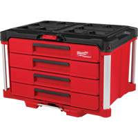 PackOut 4-Drawer Tool Box, 16-3/10" x 22-1/5" x 14-3/10", Red NRZ Safety Inc.