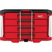 PackOut 4-Drawer Tool Box, 16-3/10" x 22-1/5" x 14-3/10", Red NRZ Safety Inc.