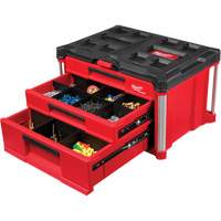 PackOut 3-Drawer Tool Box, 16-3/10" x 22-1/5" x 14-3/10", Red NRZ Safety Inc.