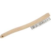 3LHSS Hand Scratch Brushes, Stainless Steel, 3 x 19 Wire Rows, 13-3/4" Long NRZ Safety Inc.