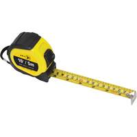 JTM-316SM Ruban &agrave; mesurer, 3/4" x 16', Marques de goujon M&eacute;trique & imp&eacute;rial NRZ Safety Inc.