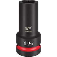 Douille &agrave; paroi extra mince Shockwave Impact Duty, Chocs, 1-1/16", Prise 1", 6 pans, Profond NRZ Safety Inc.