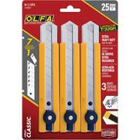 H-1 Classic Extra Heavy-Duty Utility Knife with Rubber Grip Inset, 25 mm NRZ Safety Inc.