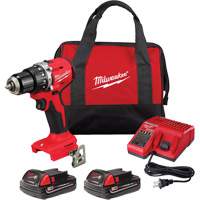 Ensemble perfomarteau/tournevis compact sans balai  M18, Lithium-ion, 18 V, Mandrin 1/2", Couple 550 lb-po NRZ Safety Inc.