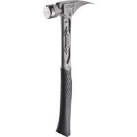 Marteau de charpente en titane lisse TIBONE, 14 oz, Prise en Acier plein, 15-1/4" lo NRZ Safety Inc.