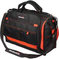 18" Multi-Compartment Tool Carrier, Ballistic Polyester, 50 Pockets, Black/Red NRZ Safety Inc.