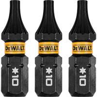 3-Piece FLEXTORQ&reg; Impact Screwdriving Bits, Torx, T-10, 1/4" Drive NRZ Safety Inc.