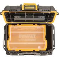 Boîte &agrave; outils compacte et profonde ToughSystem 2.0, 10" x 15-7/20" x 13-4/5", Noir/Jaune NRZ Safety Inc.