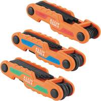 Jeu de cl&eacute;s hexagonales pliant et compact, 25 mcx, M&eacute;trique & imp&eacute;rial/Torx NRZ Safety Inc.