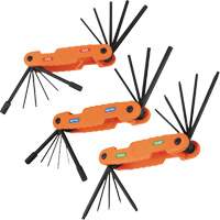 Pro Folding Hex Key Set, 31 Pcs., Metric & Imperial/Torx&reg; NRZ Safety Inc.