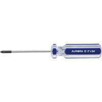 Tournevis Philips bleu transparent avec bandes, #0, Prise Plastique NRZ Safety Inc.