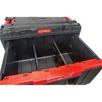 Arx&reg; Single Drawer Toolbox, 11-1/5" W x 18-3/10" D x 9-1/10" H, Black/Red NRZ Safety Inc.
