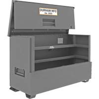 Coffre de style piano pour le chantier de 57,4 pi3, 72-7/16" la x 33-7/8" p x 49-7/16" h, Gris NRZ Safety Inc.