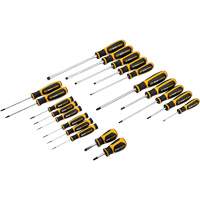 Phillips&reg;, Slotted, Torx&reg; Dual Material Screwdriver Set, 20 Pcs. NRZ Safety Inc.