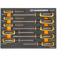 Torx&reg; Dual Material Screwdriver Set in Foam Storage Tray, 10 Pcs. NRZ Safety Inc.