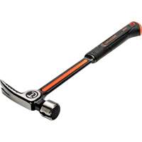 Milled-Face Framing Hammer, 28 oz., Solid Steel Handle, 16" L NRZ Safety Inc.