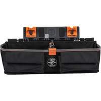 Bucket Work CentreS-Hook Large Pouch Module, Nylon, 3 Pockets, Black/Orange NRZ Safety Inc.
