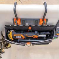 Bucket Work CentreS-Hook Large Pouch Module, Nylon, 3 Pockets, Black/Orange NRZ Safety Inc.