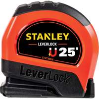 High-Visibility Magnetic LEVERLOCK&reg; Tape Measure, 25', Imperial Graduations NRZ Safety Inc.