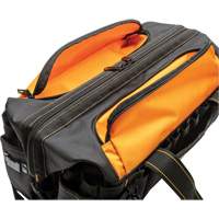 Professional 20" Tool Bag, Nylon, 33 Pockets, Black/Orange NRZ Safety Inc.