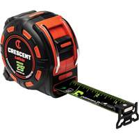 Shockforce NITE EYE Magnetic Tape Measure, 1-1/4" x 25', SAE Graduations NRZ Safety Inc.