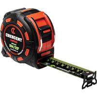 Shockforce NITE EYE Magnetic Tape Measure, 1-1/4" x 25', SAE/Metric Graduations NRZ Safety Inc.