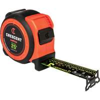  CONTROLTOUCH NITE EYE Tape Measure, 1-3/16" x 25', SAE Graduations NRZ Safety Inc.
