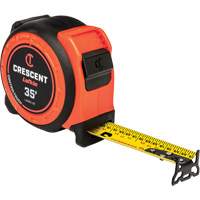CONTROLTOUCH Tape Measure, 1-3/16" x 35', SAE Graduations NRZ Safety Inc.