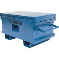Jobsite Tool Box, 33" x 20-3/10" x 18-3/10", Steel, Blue NRZ Safety Inc.