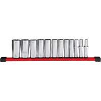 12-Point Deep Well SAE Socket Set, 12 Pcs, 3/8" Drive Size, Deep NRZ Safety Inc.