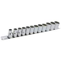 Jeu de douilles m&eacute;triques &agrave; 12 pans SS3812M-12 , 12 Mcx, Prise de 3/8" NRZ Safety Inc.