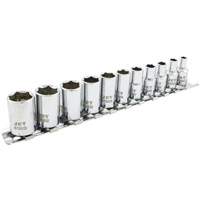 Jeu de douilles m&eacute;triques &agrave; 6 pans SS1411M-6, 11 Mcx, Prise de 1/4" NRZ Safety Inc.