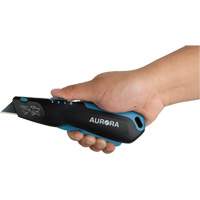 Retractable Safety Knife , Stainless Steel, Heavy-Duty, Plastic/Aluminum Handle NRZ Safety Inc.