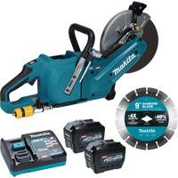 Tronçonneuse &agrave; meule &eacute;lectrique 40?V?max XGT sans balais avec trousse de batteries 8,0?Ah , 9", 40 V NRZ Safety Inc.